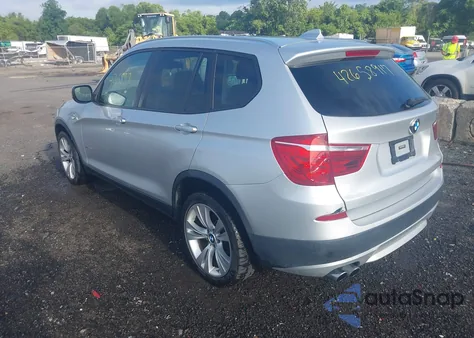 2014 BMW X3 xDrive28I z USA, uszkodzony, nr VIN 5UXWX9C51E0D13584